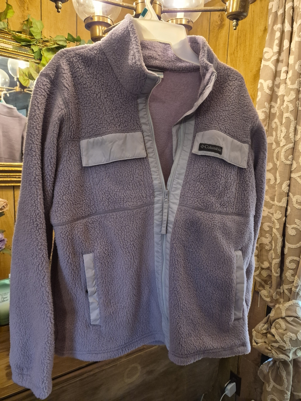 Columbia Womens Lavender Fleece Jacket